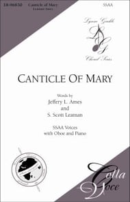 Canticle of Mary SSAA choral sheet music cover Thumbnail
